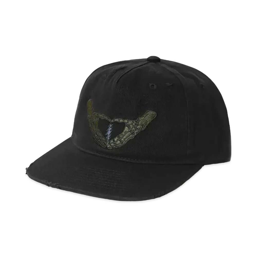 thisisneverthat GD Heart Skeleton Hands Cap "Off Black"