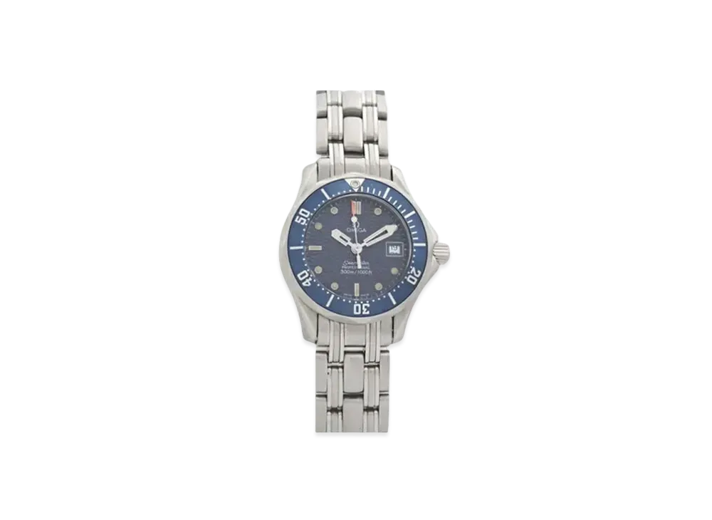 OMEGA Men's Seamaster 300M Date Quartz "Stainless Steel/Silver/Blue" 2583.80