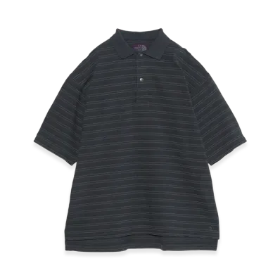 The North Face Purple Label Garment Dyed Jacquard Field Polo "Asphalt Gray"