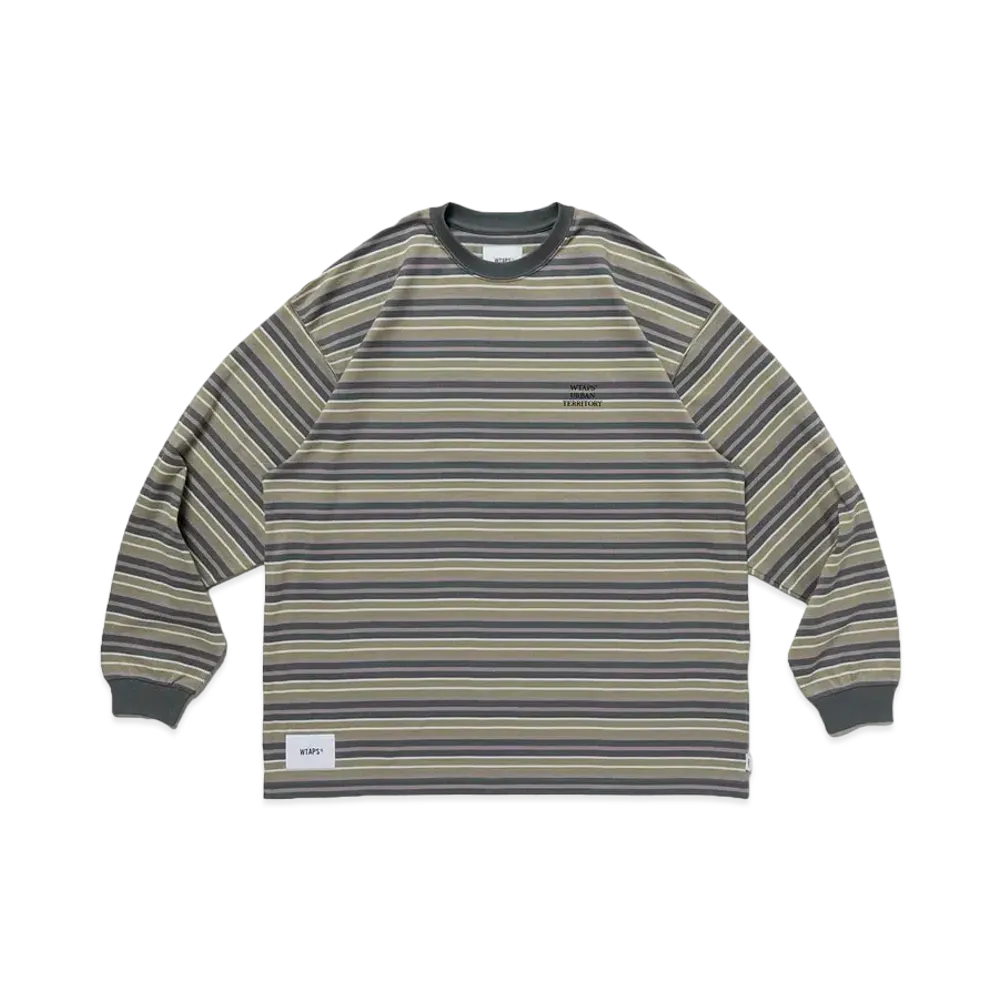 WTAPS Bdy 01 / LS / Cotton. Textile. Wut "Olive Drab"