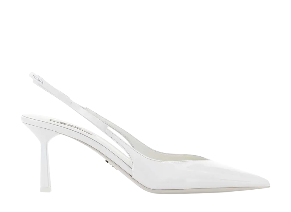 PRADA Women's Leather Pumps "White"
