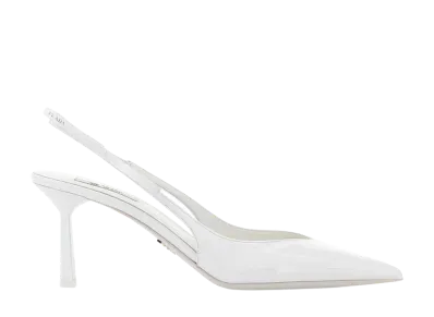 PRADA Women's Leather Pumps "White"