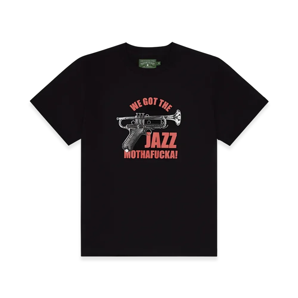 DENIM TEARS St. Albans Jazz Tee "Black"
