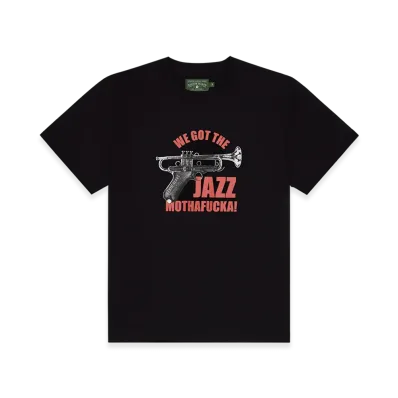 DENIM TEARS St. Albans Jazz Tee "Black"