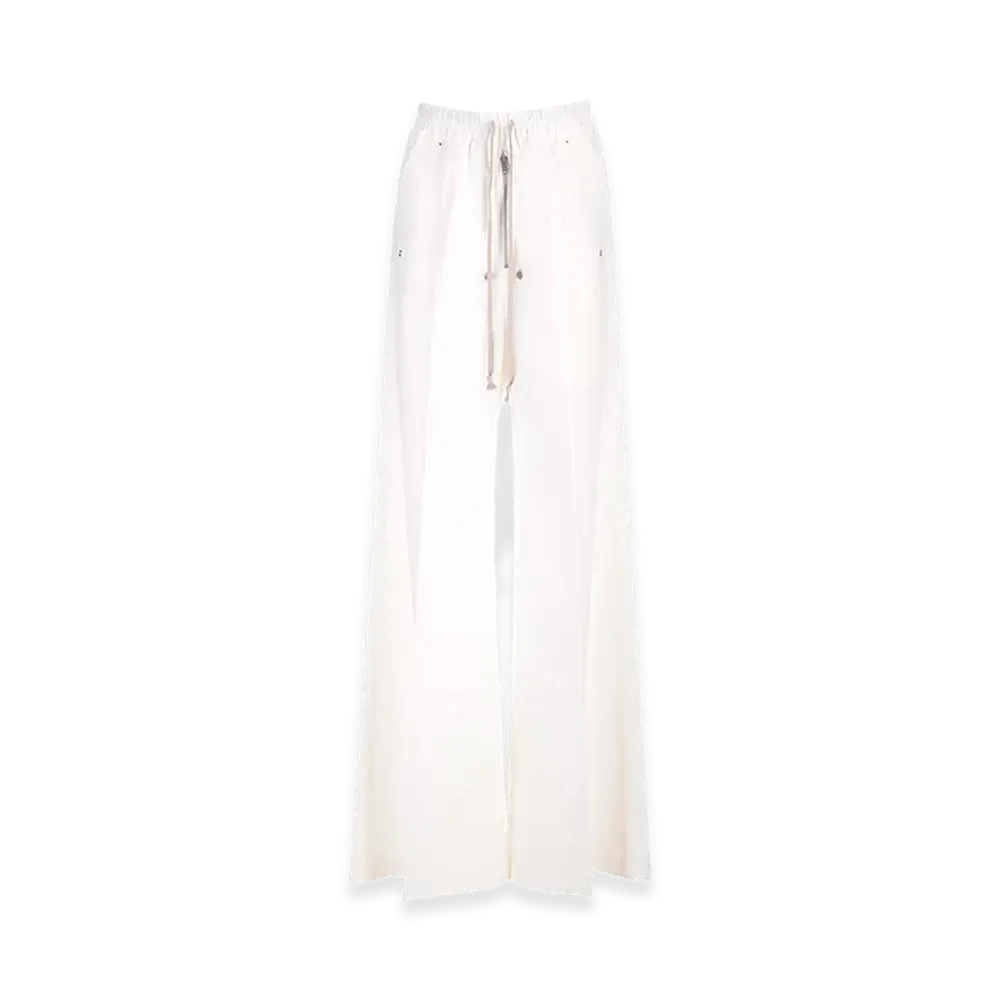 Rick Owens Belas Wide-Leg Trousers "White"