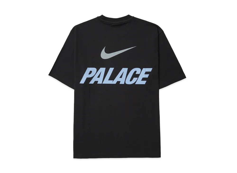 PALACE x Nike Font Swoosh T Shirt "Black"