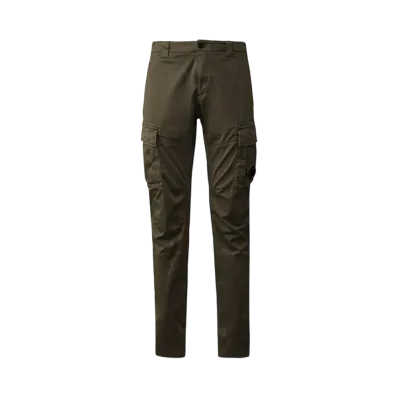 C.P. Company Stretch Sateen Cargo Lens Pants "Smoked Pearl Grey"