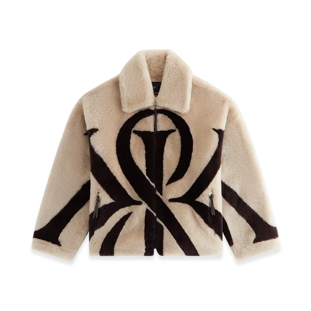 Kith Women Waylon II Shearling Crest Jacket "Waffle"