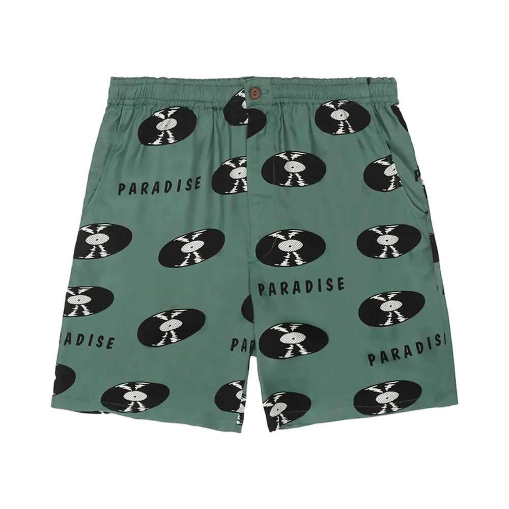 WACKO MARIA Records Hawaiian Shorts "Green"