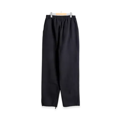 COMOLI Loopback Cotton Pants "Black"