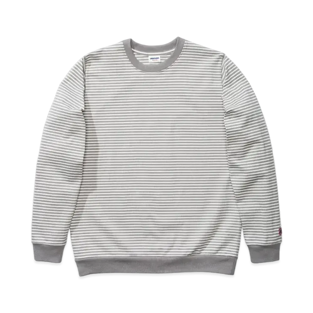 UNDEFEATED STRIPED L/S TOP - 10028 "Gray"