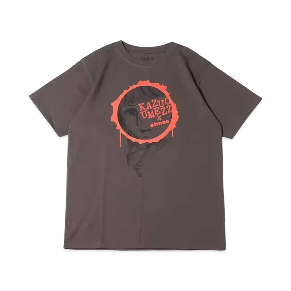 atmos pink x Kazuo Umezu Collaboration Logo SS T-Shirt "Gray"