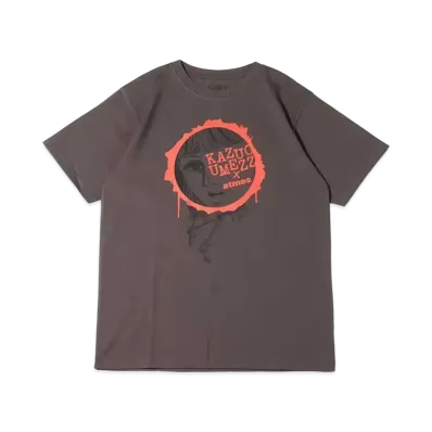 atmos pink x Kazuo Umezu Collaboration Logo SS T-Shirt "Gray"