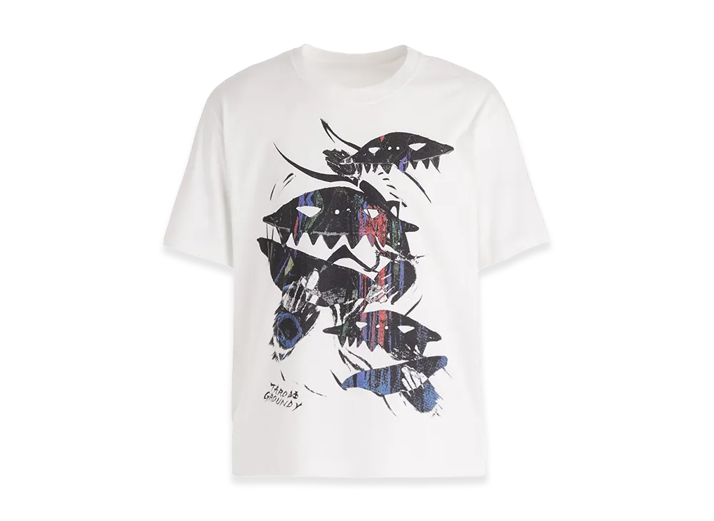 Ground Y x Taro Okamoto Graphic T-shirts "Non" "White"