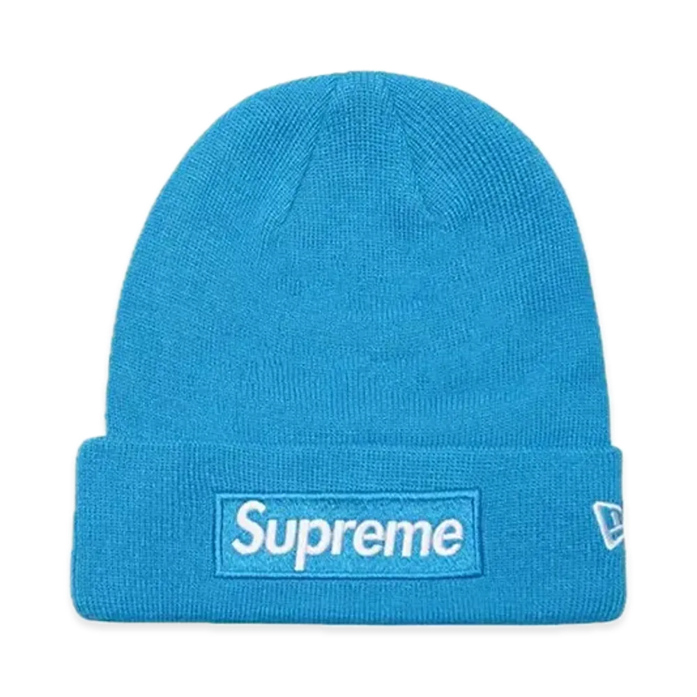 Supreme Box Logo Beanie "Blue" (18FW)