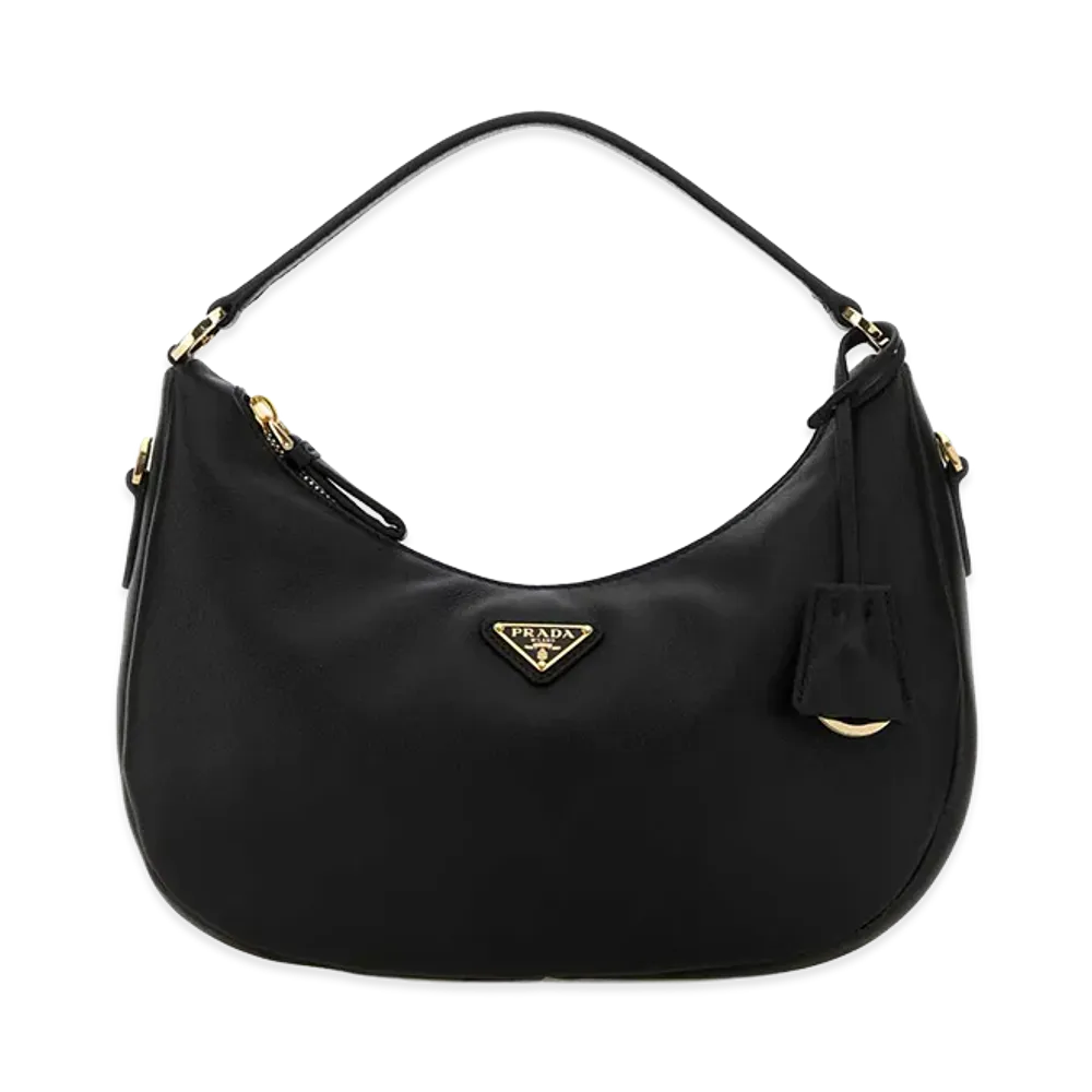 PRADA Wonen's Leather Handbag "Black"