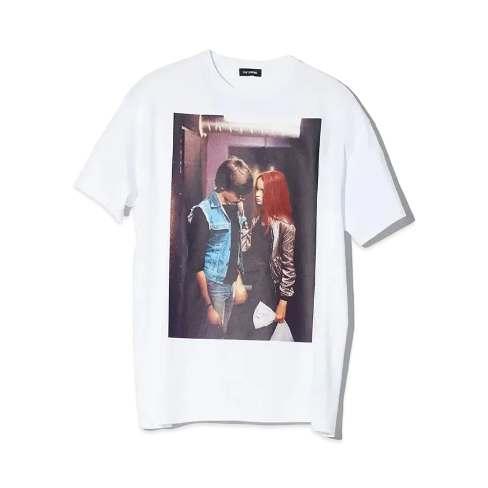 RAF SIMONS Oversized T-Shirt Christiane F. "White"
