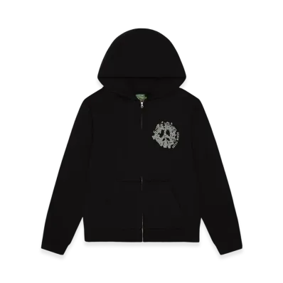 DENIM TEARS Denim University Zip Hoodie "Black"