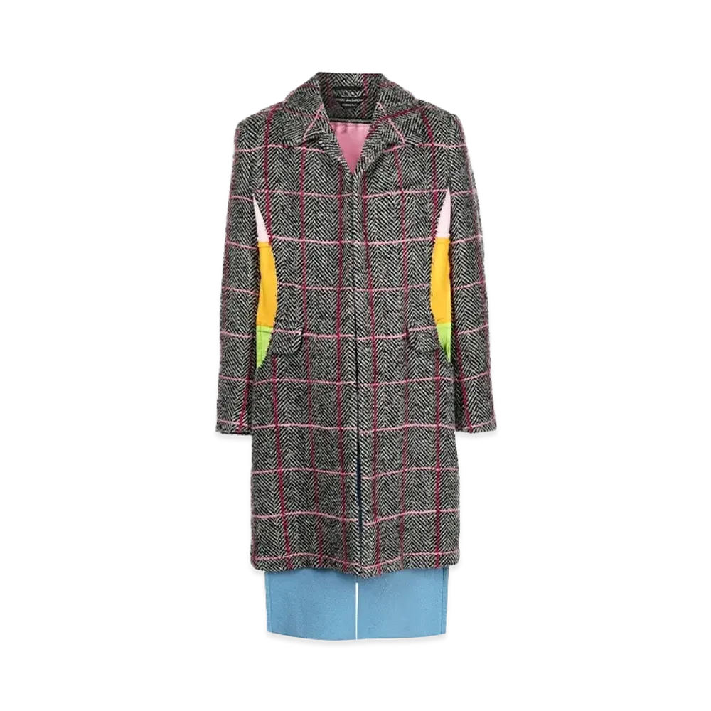 COMME des GARCONS HOMME PLUS Color-Block Panel Jacket "Gray"
