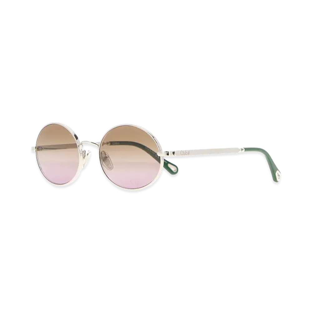 Chloe Women's Metal Sunglasses "Silver"