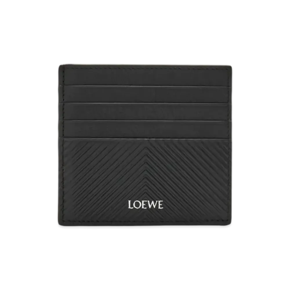 LOEWE Open Card Holder "Black"
