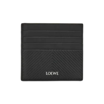 LOEWE Open Card Holder "Black"
