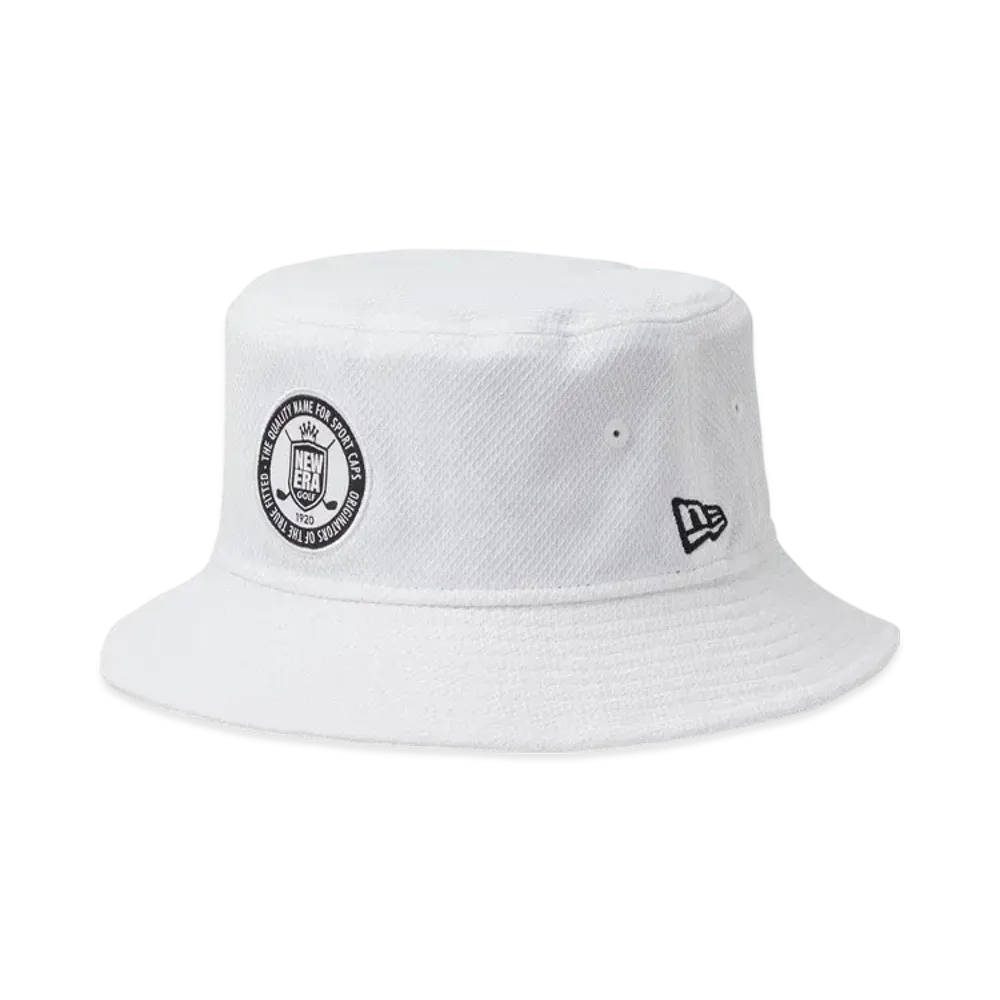 NEW ERA Golf Bucket 01 Circle Patch "White"
