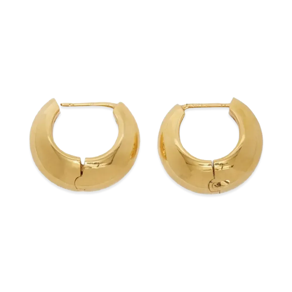 Jil Sander Women's Earrings "Gold"
