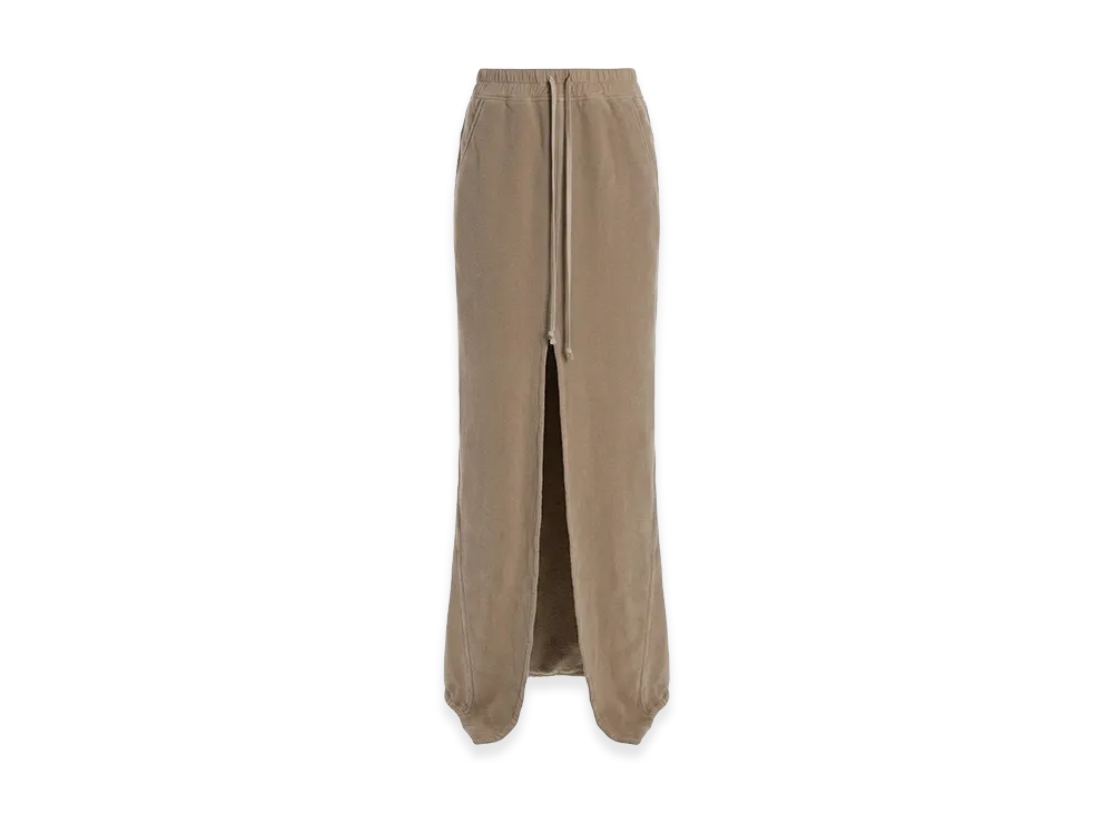 Rick Owens DRKSHDW Women's Long Phileg Pillar Skirt "Ivory"