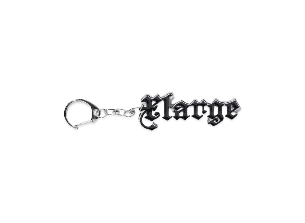 XLARGE OLD ENGLISH LOGO METAL KEYCHAIN "BLACK"