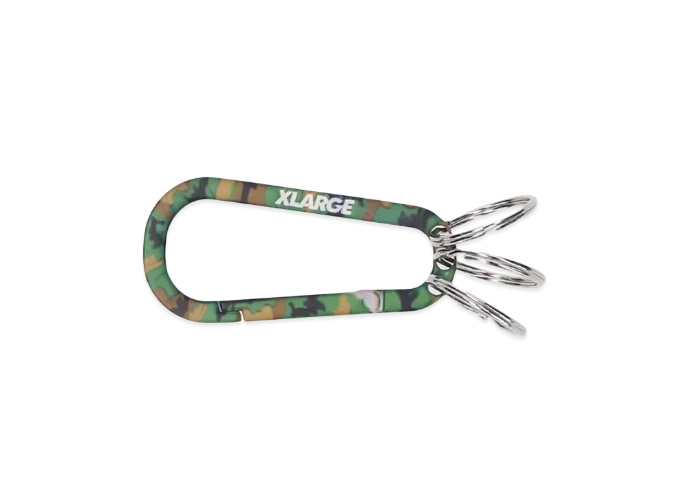 XLARGE STANDARD LOGO KEYRING CARABINER "OLIVE"