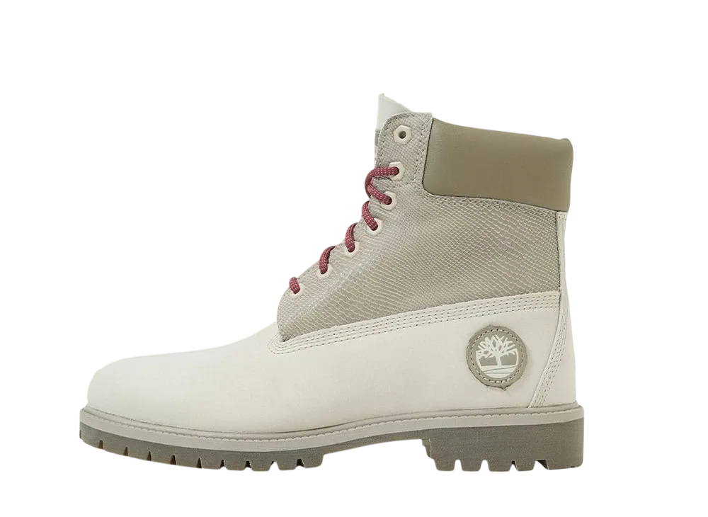 Timberland 6inch Premium Boots WP "WHITE NUBUCK"