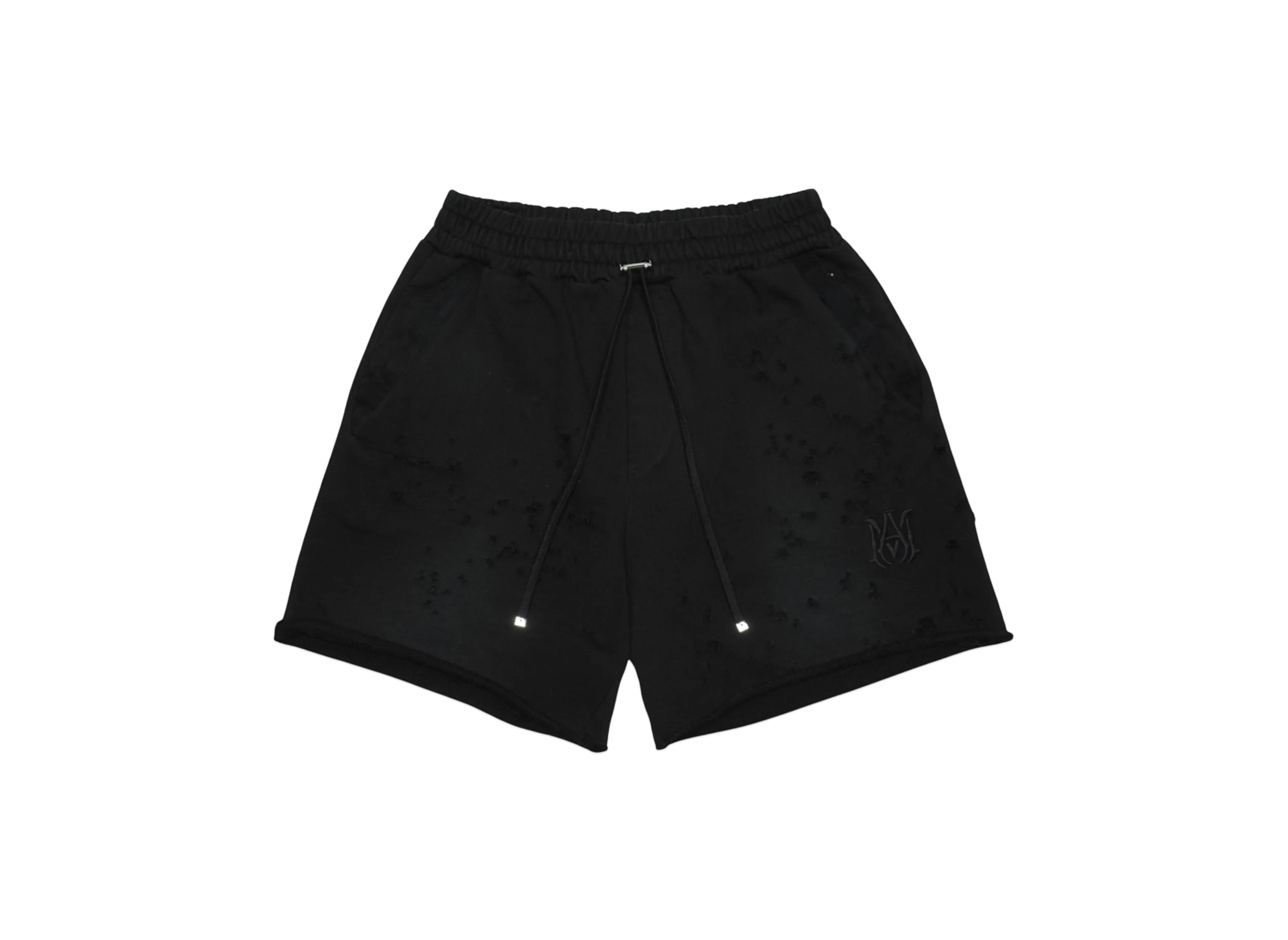 AMIRI MA SHOTGUN EMBROIDERED SHORT "BLACK"