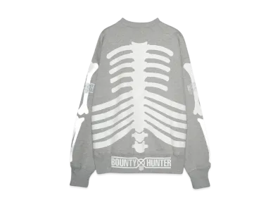 BOUNTY HUNTER x BILLIONAIRE BOYS CLUB COTTON SWEATSHIRT "GRAY"