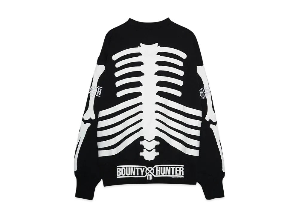 BOUNTY HUNTER x BILLIONAIRE BOYS CLUB COTTON SWEATSHIRT "BLACK"