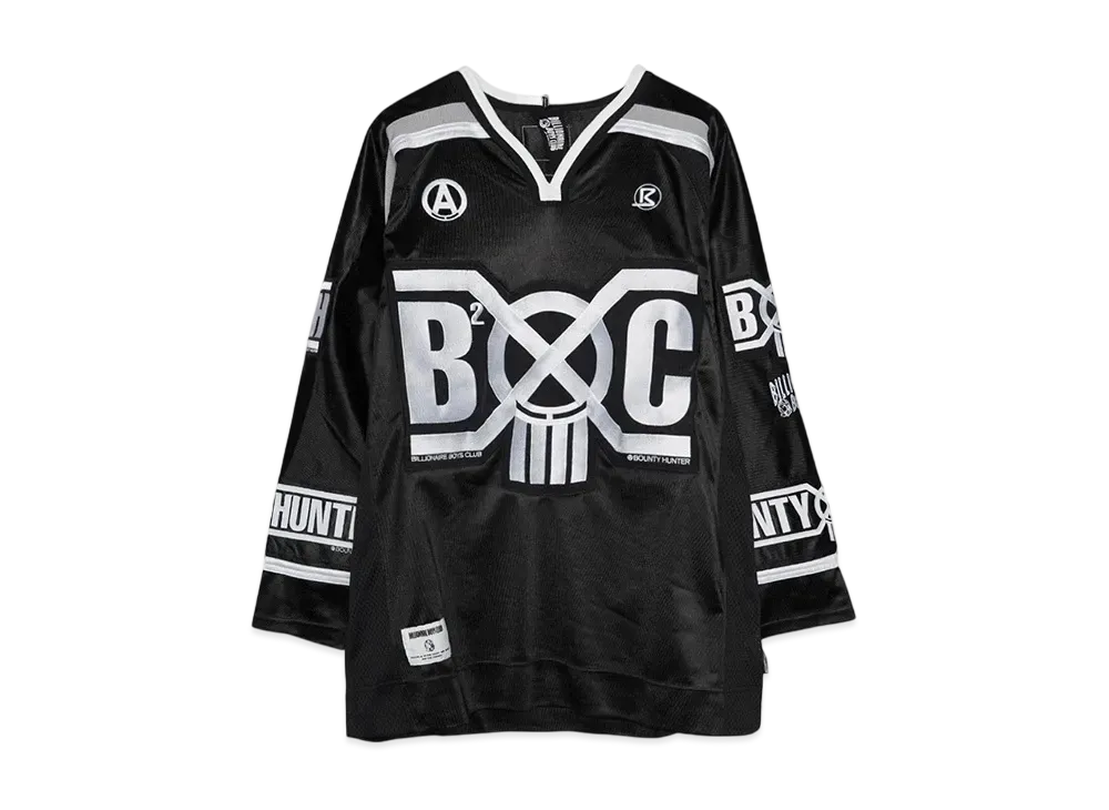 BOUNTY HUNTER x BILLIONAIRE BOYS CLUB HOCKEY JERSEY "BLACK"