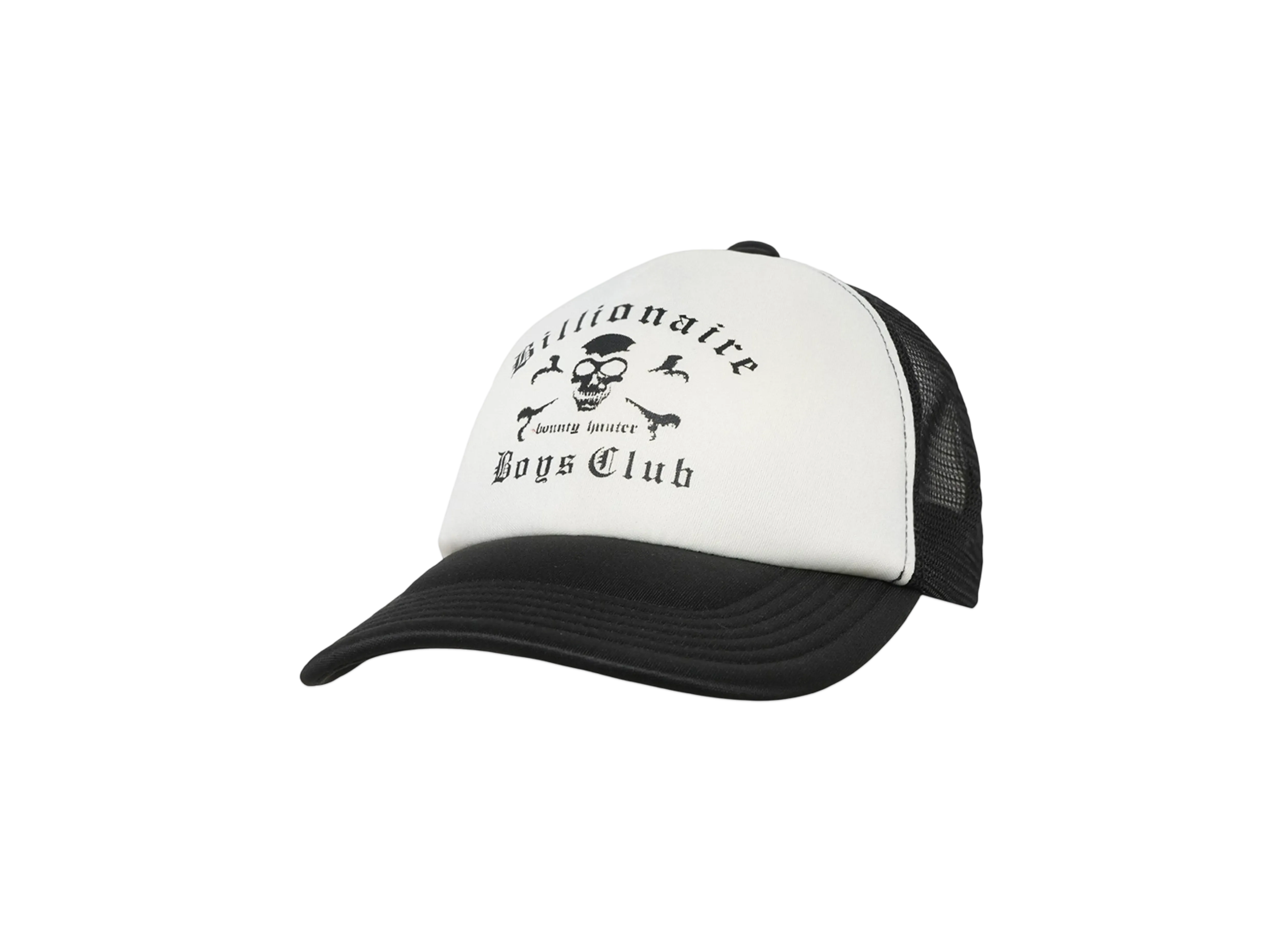 BOUNTY HUNTER x BILLIONAIRE BOYS CLUB MESH CAP "WHITE"