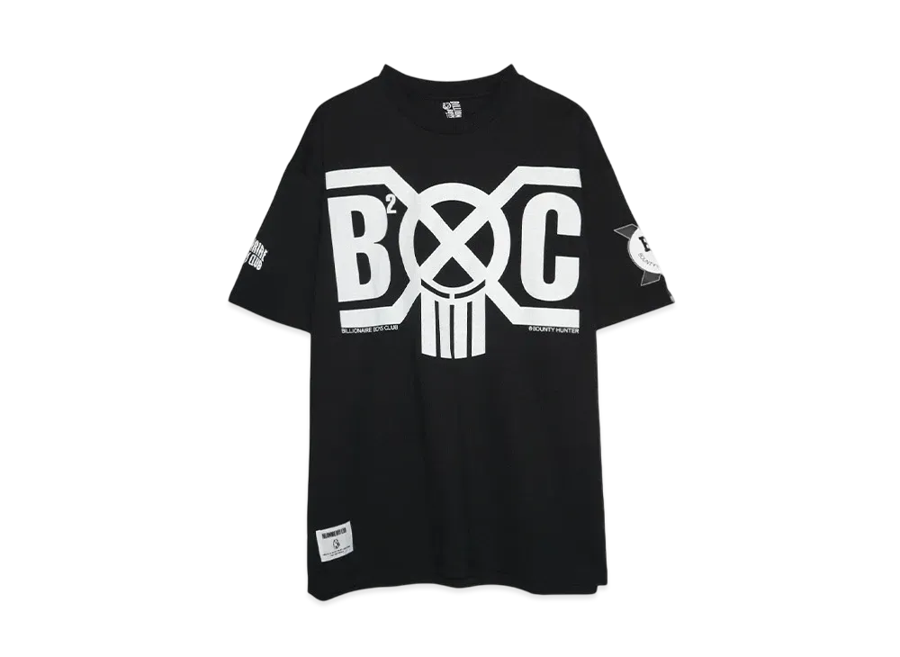 BOUNTY HUNTER x BILLIONAIRE BOYS CLUB COTTON T-SHIRT #2 "BLACK"