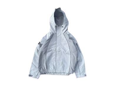 9090 Piping Shell Hooded Jacket "LIGHT GRAY"