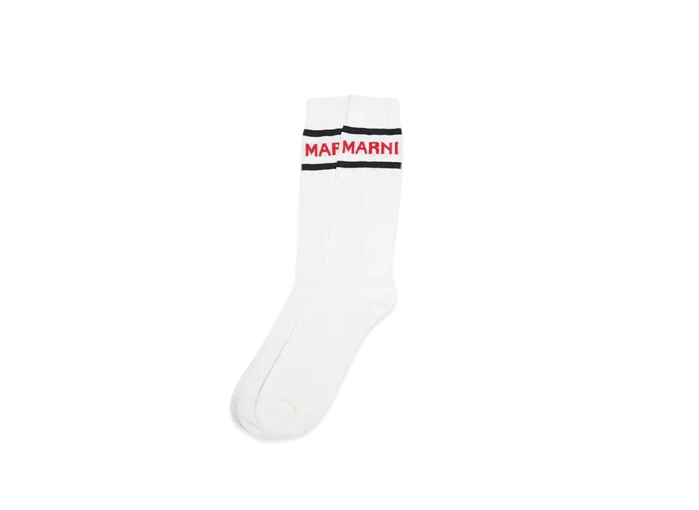 MARNI SOCKS "LILY WHITE"