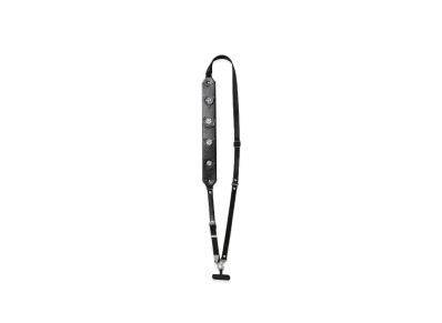 TOGA VIRILIS Leather phone strap "BLACK"