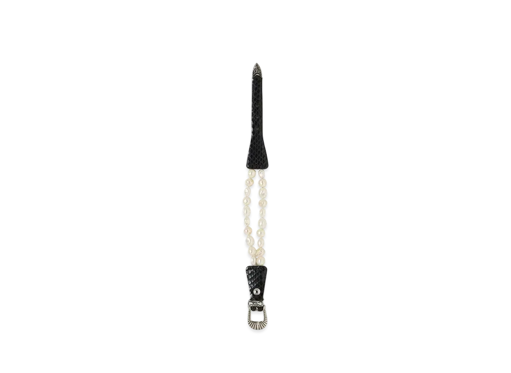 TOGA VIRILIS Pearl bangle "WHITE"