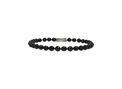 TOGA VIRILIS Pearl choker "BLACK"