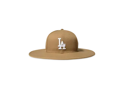 HOME GAME LOS ANGELES DODGERS CO FITTED LONG BRIM HAT "KHAKI"