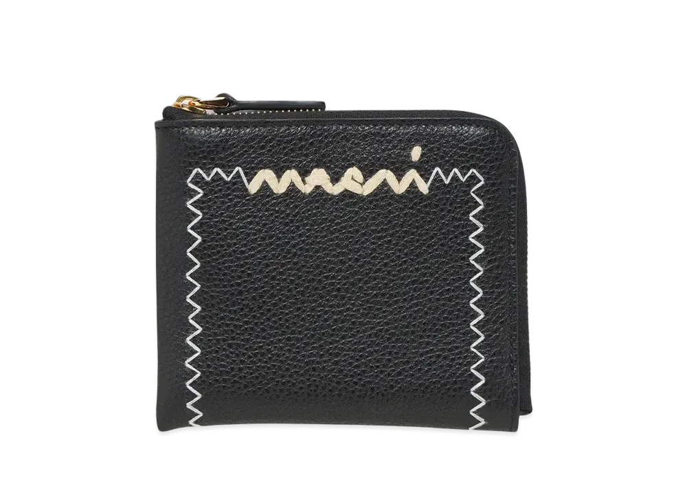 マルニ コンパクトジップウォレット 