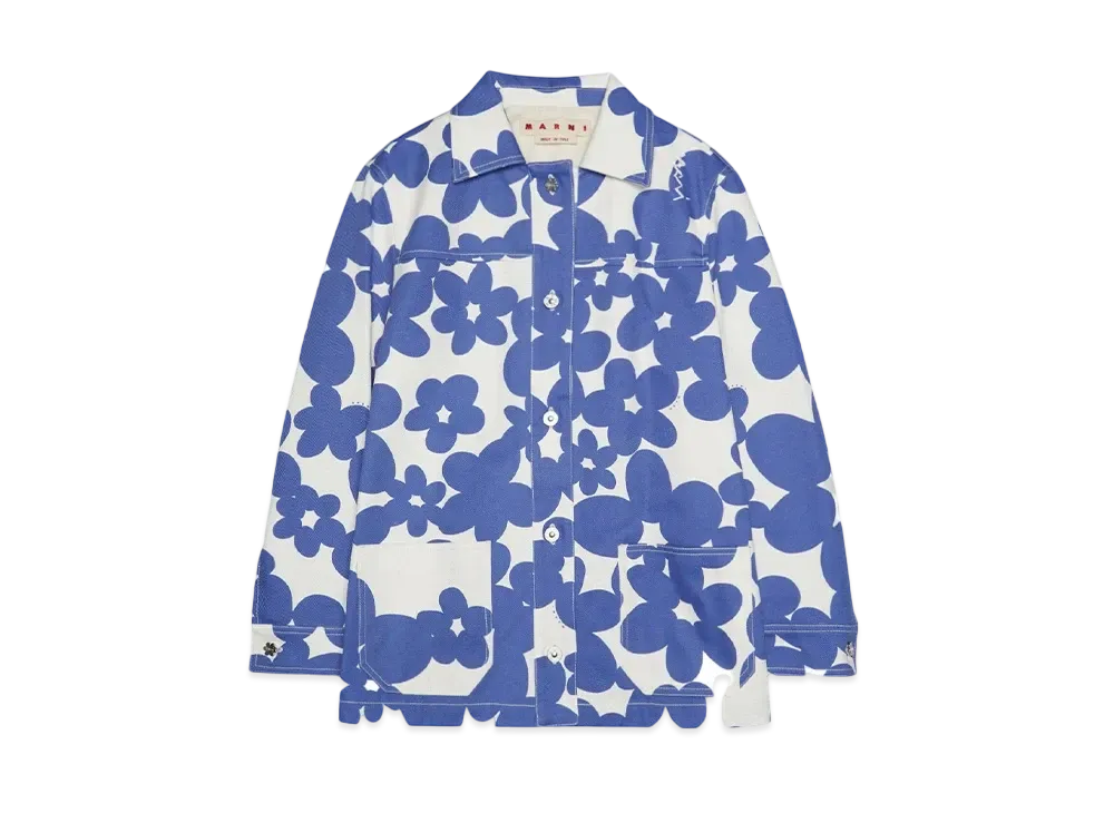 MARNI JACKET "BLUE LILAC"