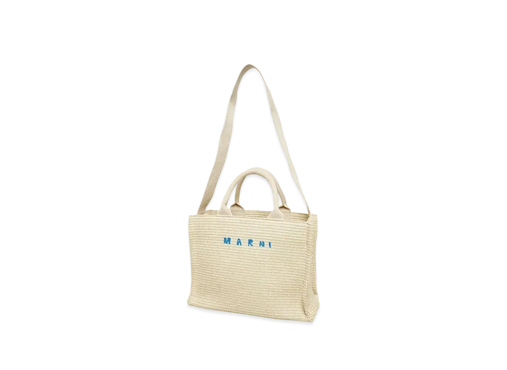 MARNI SHOPPING BAG "SILK WHITE"