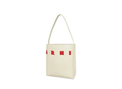 MARNI SHOPPING BAG "IVORY/LACQUER"