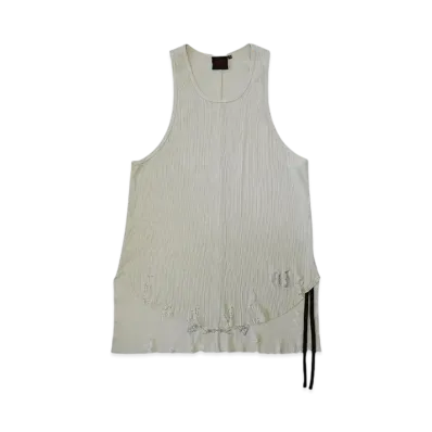 T.C.R BY TOUCHER T.C.R DAMAGE INNER TANKTOP "IVORY"