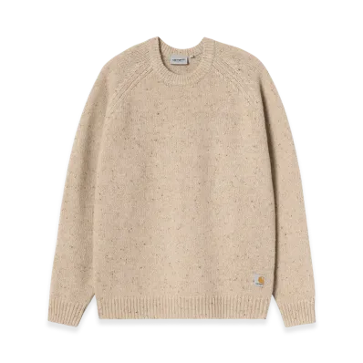 Carhartt WIP Anglistic Sweater "Speckled Fleur de Sel"